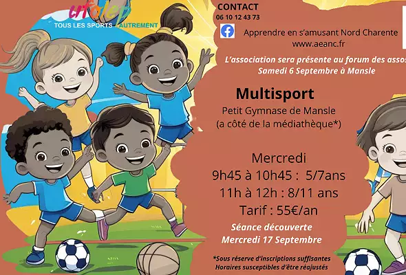 Illustration de Reprise du multisport en septembre pour 2025/2026
