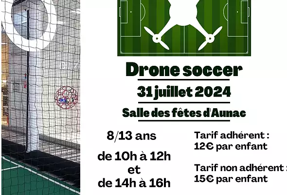Illustration de Drone soccer